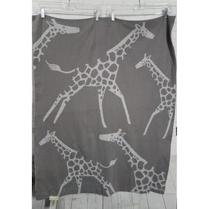 Pottery Barn Kids Giffare 100% Cotton Reversible Blanket 30" x 40"